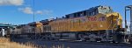UP 5760 rolls eastbound as a #3 Locomotive into the UP Cheyenne Wyoming Yard 